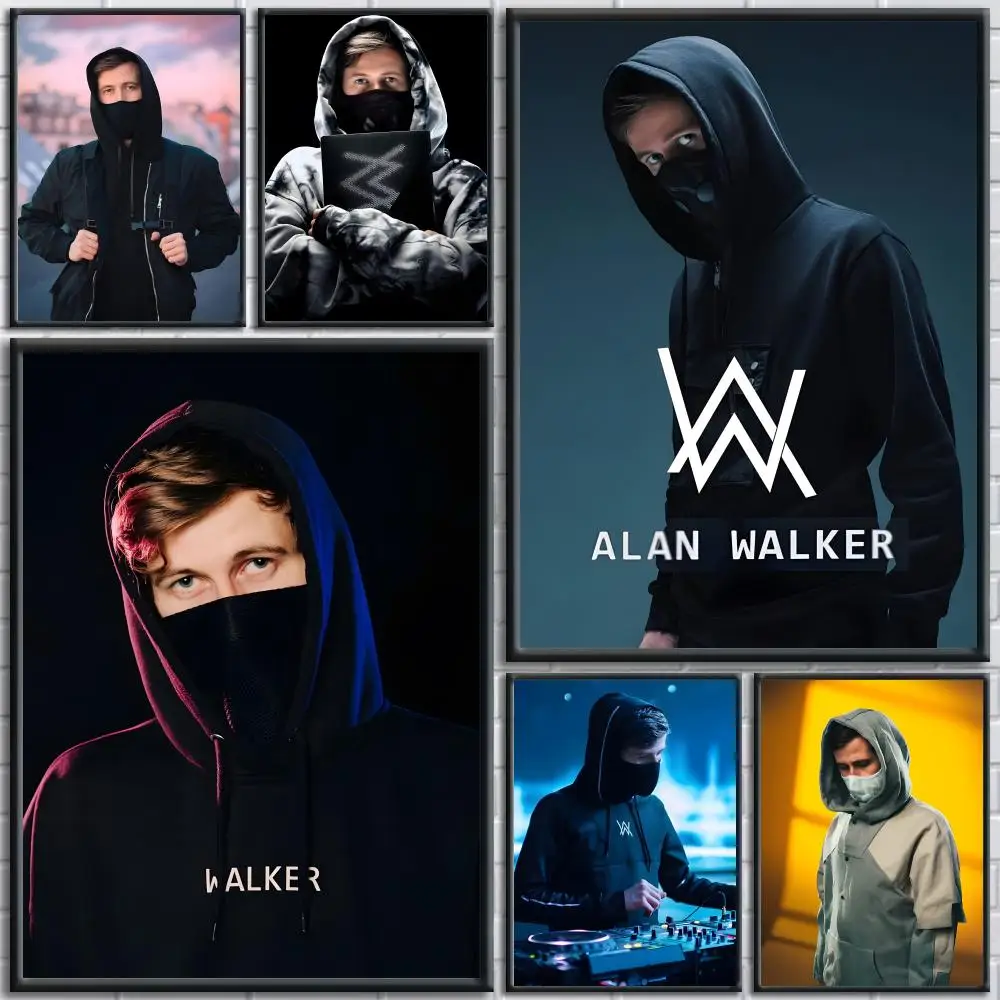 

Singer A-alan Walker Poster Trendy And Easy-to-Apply Wall Art Stickers For Home Decor And Dorm Room Walls