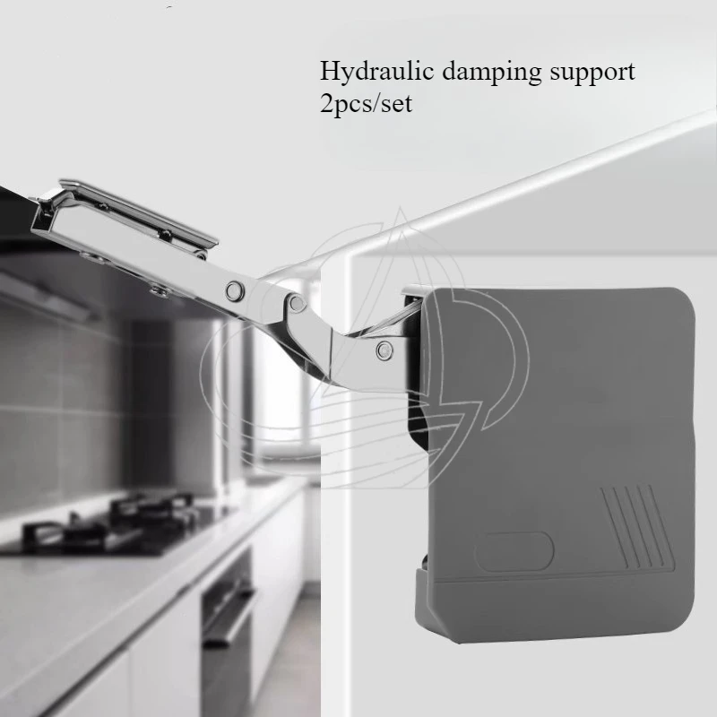 Cabinet Free Stop Hydraulic Support Rod, Flip Up Door Telescopic Air Pressure Strut No Hinge