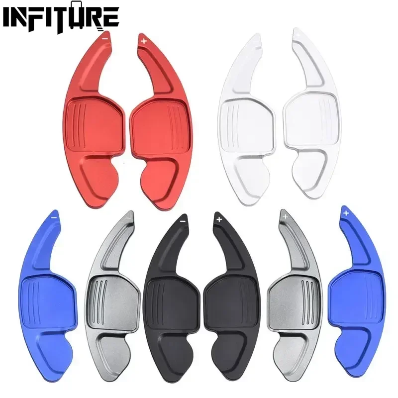 

2pcs Steering Wheel Shift Paddle Shifter For Audi A3 / S3 facelift A5 A4 B9 Q7 TT TTS Extension Gearbox Gearbox
