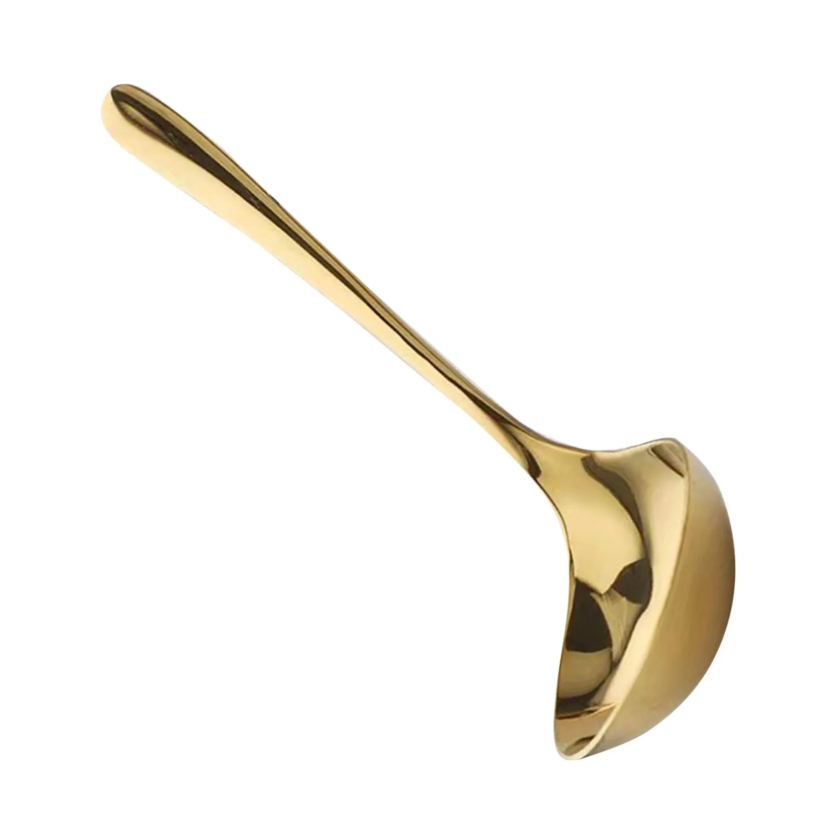 Large 304 Stainless Steel Cooking Ladle for Home Extra Long Handle Soup Gravy Ladle for Kitchen Soup Easy Clean Professional