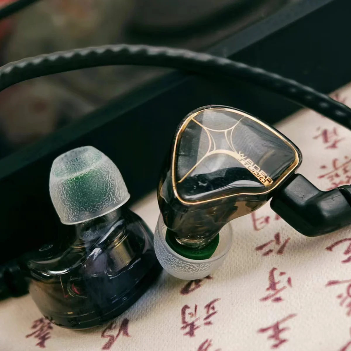 TANGZU WANER STUDIO Edition In Ear จอภาพ 10 มม.สัตว์เลี้ยงไดอะแฟรมแบบไดนามิกเปลี่ยนได้ 0.78 มม.2Pin HiFi หูฟังเพลงแบบมีสาย