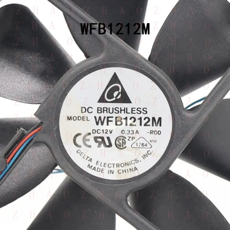 

Вентилятор охлаждения L+ FOR Delta BRUSHLESS 120*120*25MM 12VDC 0.33A WFB1212M, оригинал, в наличии