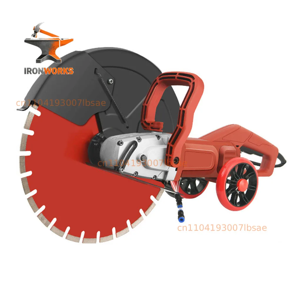 Wall Slotting Machine Concrete water-cooled dust-free portable Large single slot High power road stone Cutting Machine saw 220V