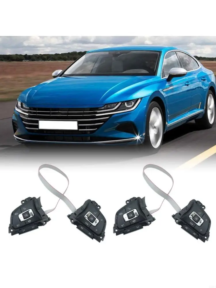 

Ergonomic Steering Wheel Multifunction Button High Sensitivity Operation 0.2s Response Time LED 5G0959442AA