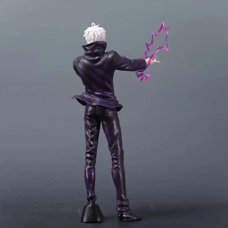 WM Jujutsu Kaisen Gojo Satoru Figure Pvc Painted Standing Battle Pose Gk Anime Collectible Model Desktop Decor For Anime Fans view 4