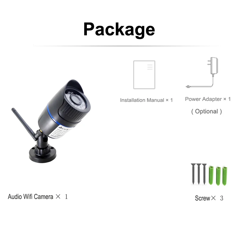 1080P 5MP Security Protection Wifi Camera Video Surveillance HD Wireless Cctv IP Waterproof Audio Infrared ONVIF JIENUO