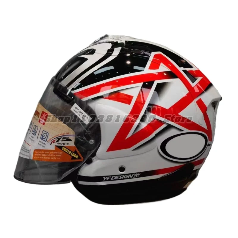 

VZ-RAM Nakano Graphic Half Helmet Unisex Motorcycle Off-Road SZ-R VAS Helmet Downhill Racing Mountain Cross Casco Capacete