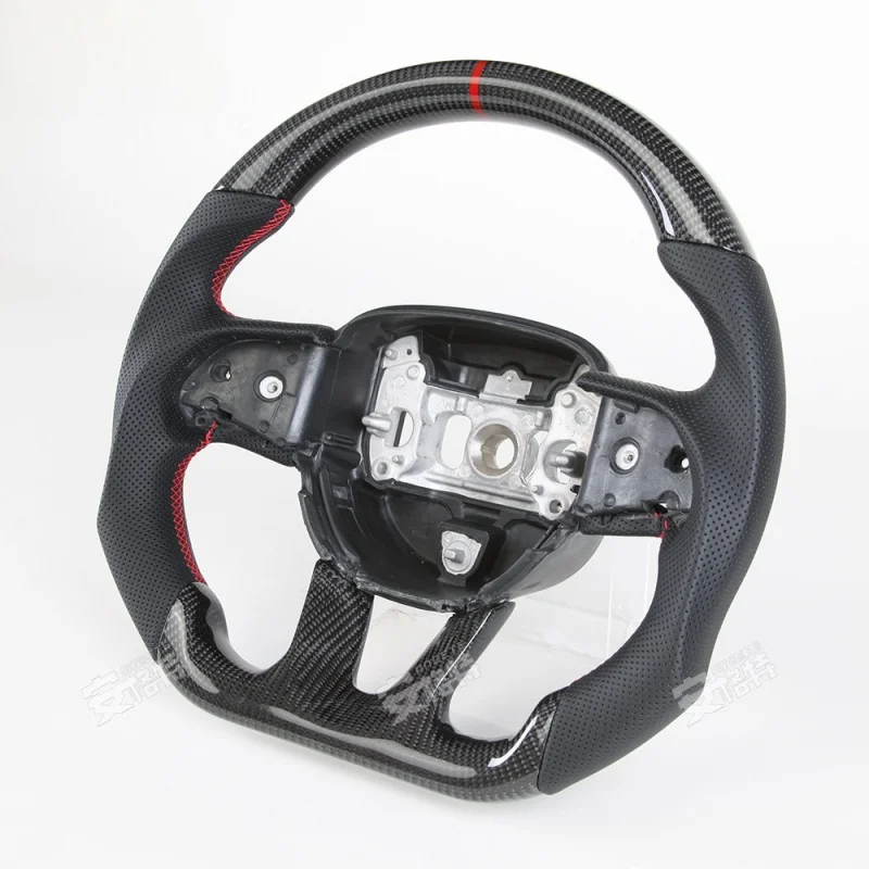 

For Dodge (2015-2020) Honeycomb Pattern Carbon Fiber Racing Steering Wheel (Modified Part)