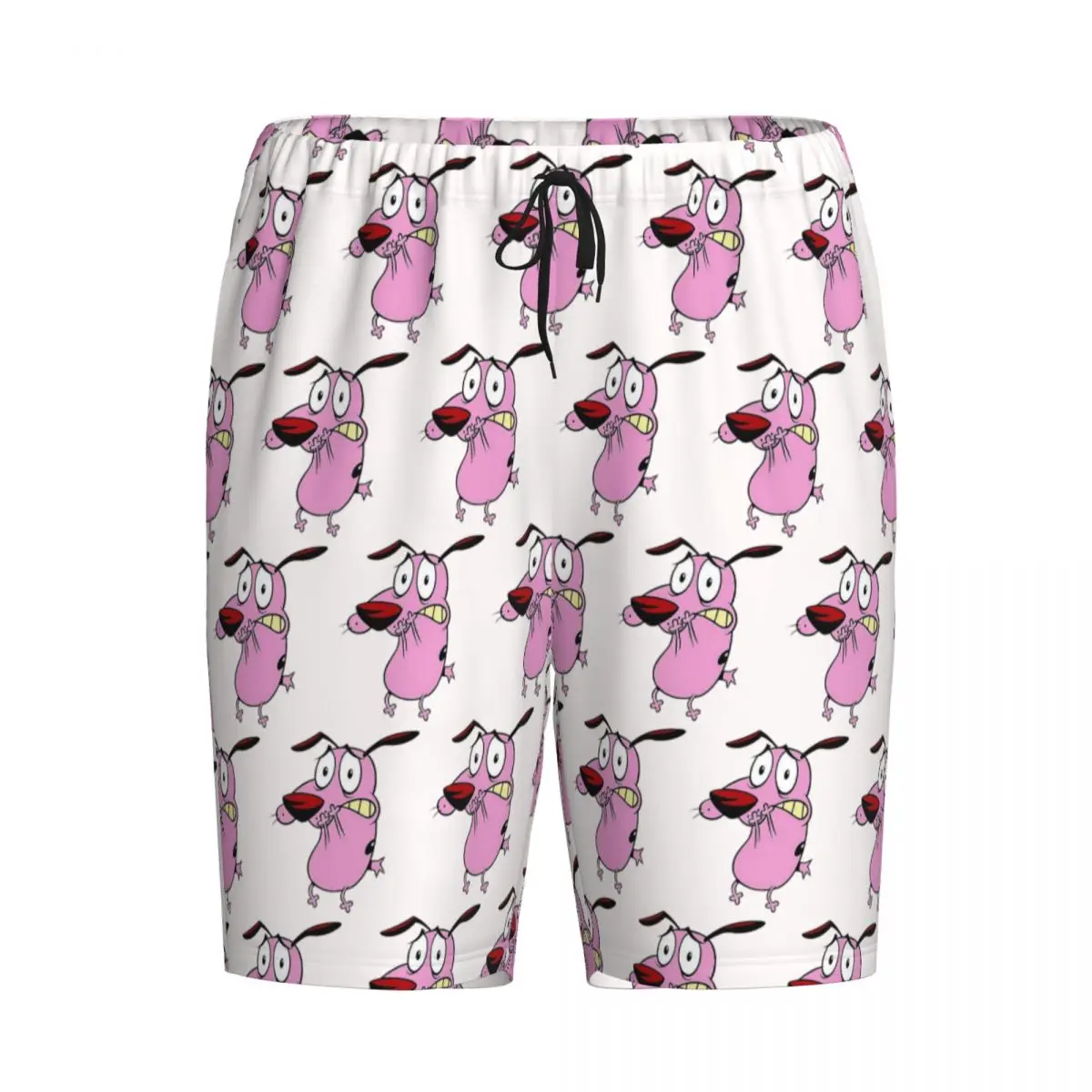 

Custom Cute Courageous Cowardlys Dog Shorts Sleeping Pants Men Pajama Pants Lounge Sleep Sleepwear Bottoms
