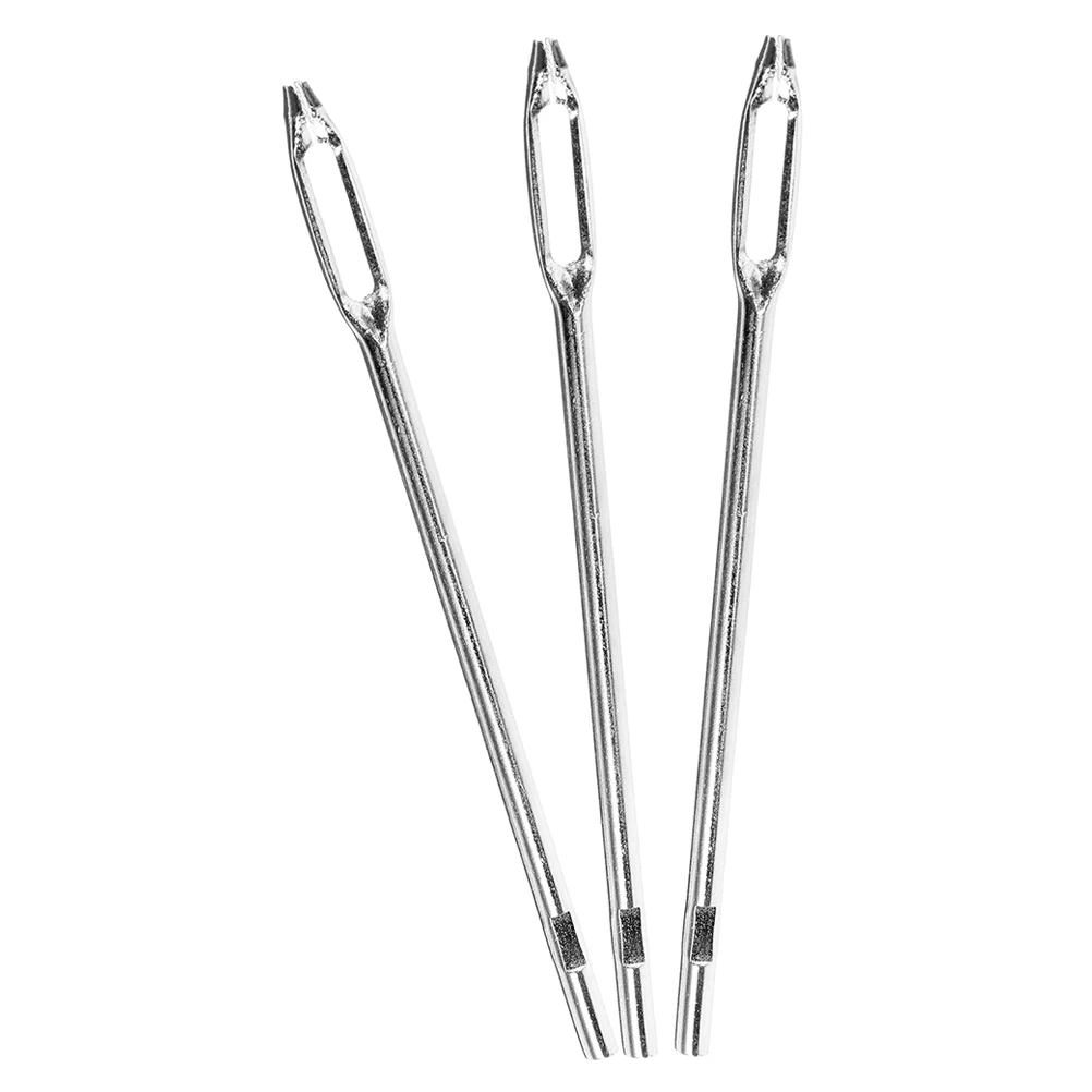 

3 Pcs Tire Repair Needle Glue Strip Tools Bicycle Kit for Repairing Motorcycle Steel Needles Plug Automotive Replacement