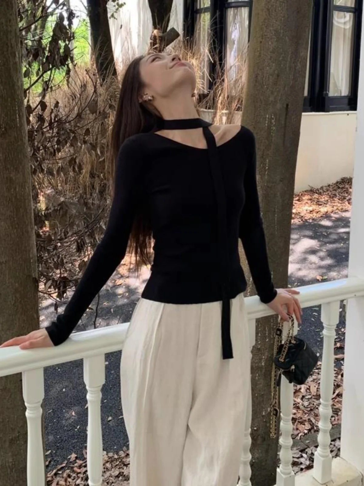 

Свитера, джемперы, пуловеры, женские элегантные загадочные хрустальные пуговицы, клубная вечеринка, гала-вечеринка, модные осенние блестящие брюки