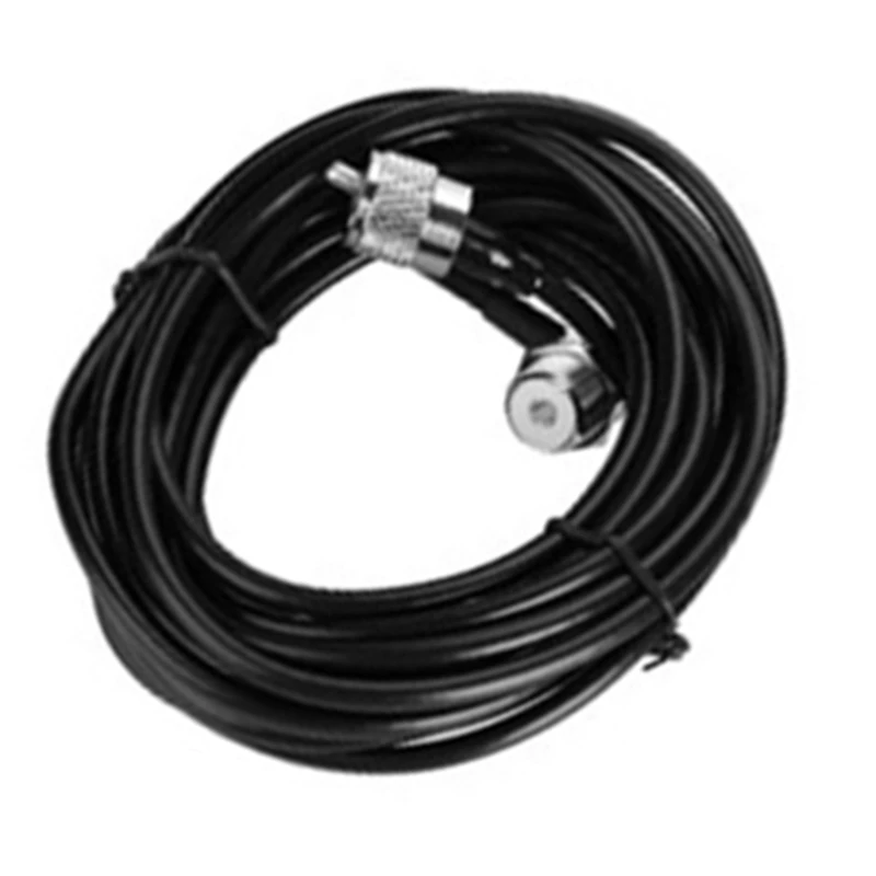 Soporte de montaje de antena móvil RB-400, Clip con Cable de alimentación Coaxial de extensión de 5M para Baofeng/TH-9800/TH-7800, duradero y fácil de usar