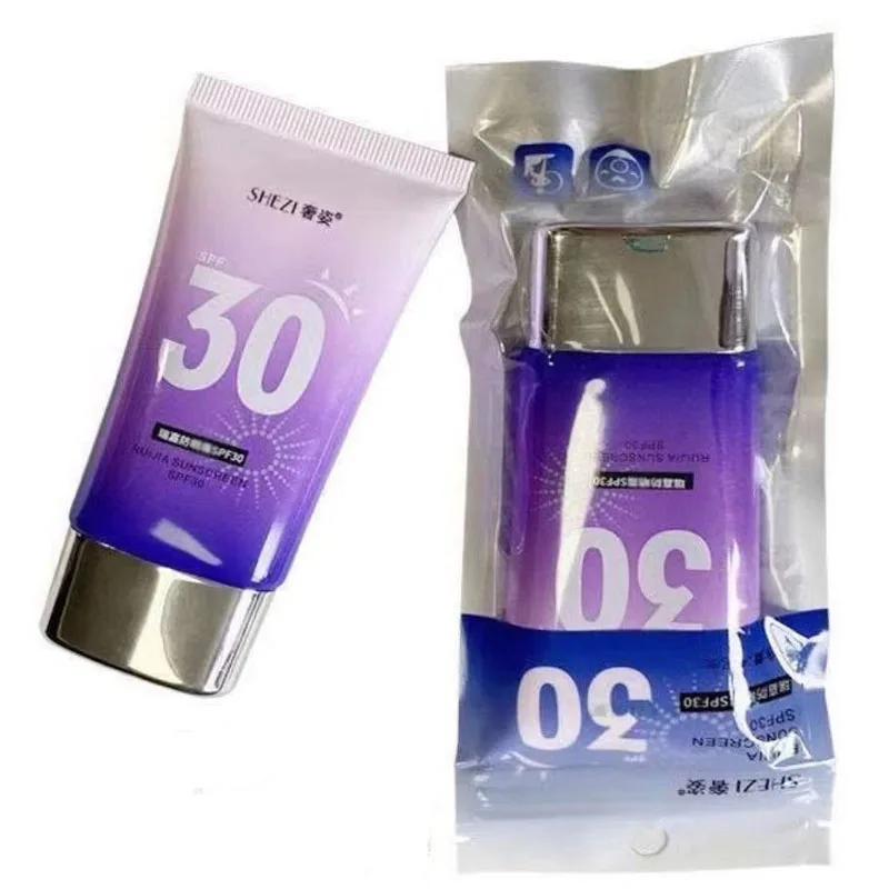 オリジナル SPF30 Shezi フェイシャルボディ日焼け止め美白 BB クリームミルク UV 日焼け止め皮膚保護クリームアンチエイジングオイルコントロール