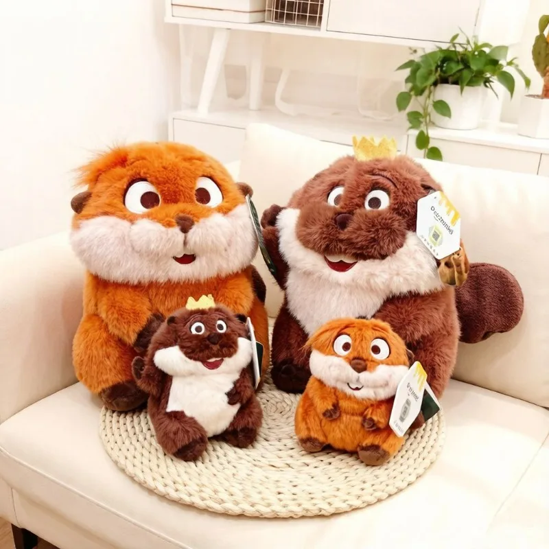 

Beaver Transformation Plushie - Maple & King George Soft Doll, Cute Home Decor Gift