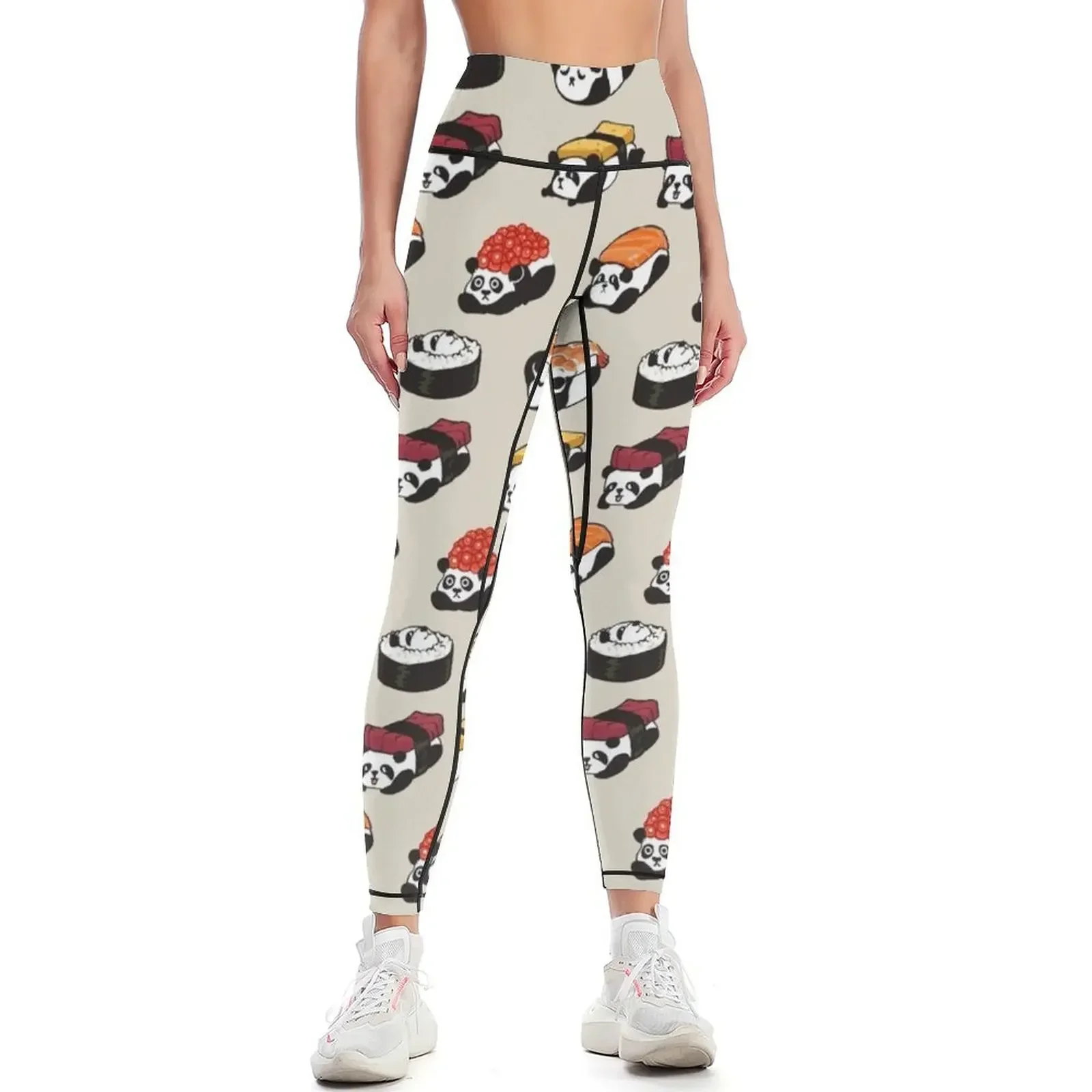 

Sushi Panda Leggings leggins push up woman legging pants raises butt sports for Golf wear Womens Leggings