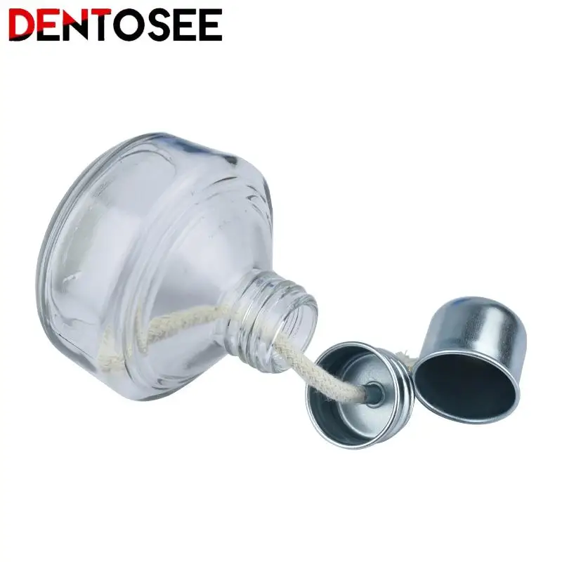 Empty Glass Alcohol Burner Lamp Thickening Bottle Dental Lab Materials Laboratory Heating Glassware