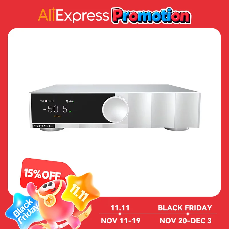 SMSL D200 decoder ROHM BD34352EKV DAC Chip CK-03 Clock MQA Bluetooth 5.1 LDAC PCM768 DSD512 DOP64