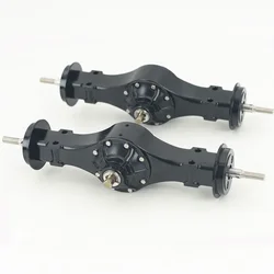 1 Set Simulation Metal Rear Axle for 1/14 Tamiya RC Truck Car For scania 770S For volvo FH16 For man Diy Parts Toys