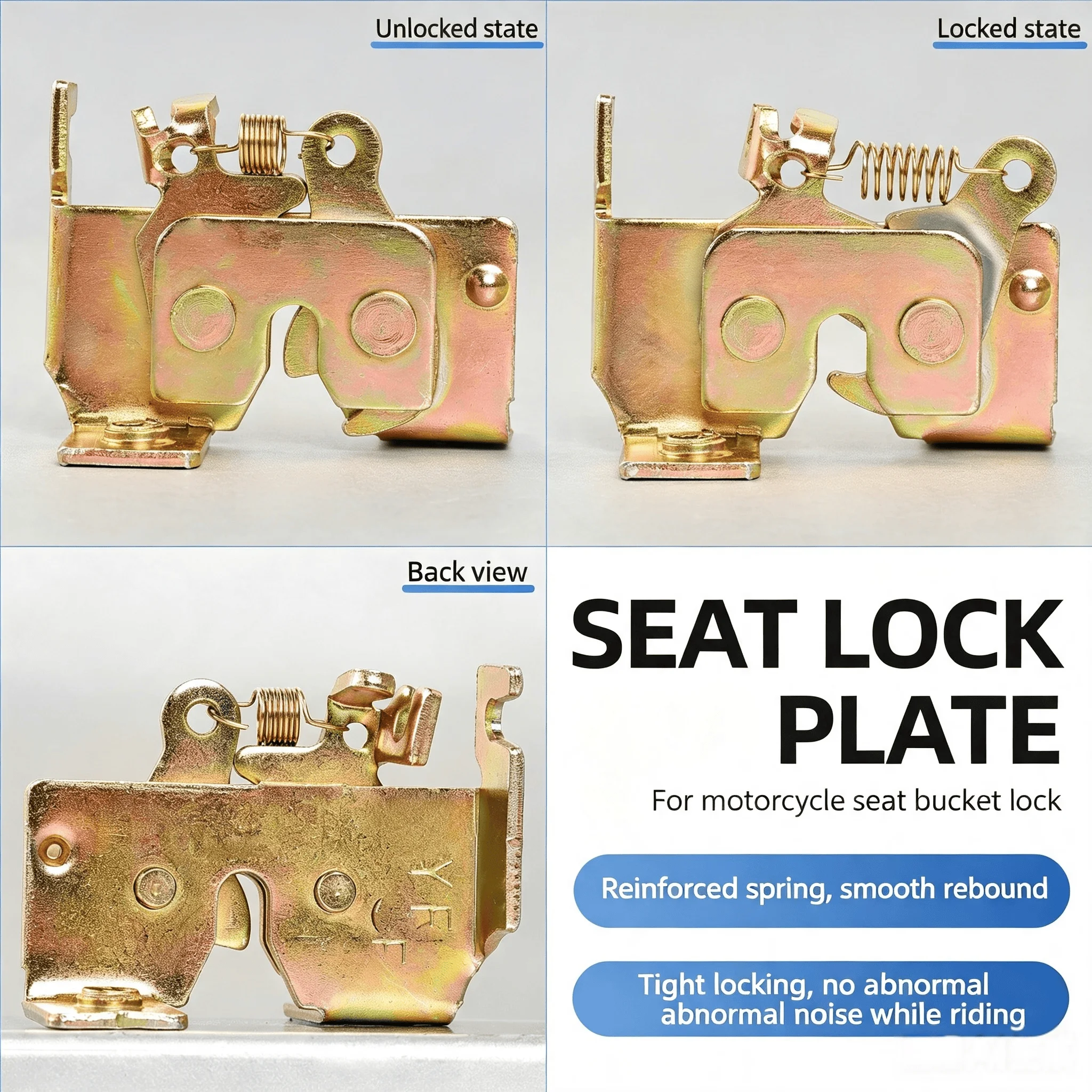 Seat Lock Latch Bracket For Scooter Fit FX Qiaoge Ghost Electric Motorcycle