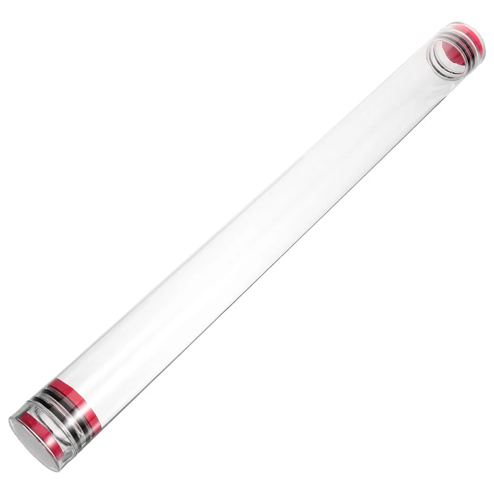 

Fishing Floats Tube Clear Acrylic 4 6x50cm 1 6mm Wall Sponge Durable Storage Pipe for Supplies Holders