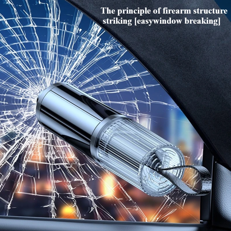 

3 IN 1 Car Safety Hammer Auto Emergency Glass Window Breaker Seat Belt Cutter Life-Saving Escape Car Emergency Tool