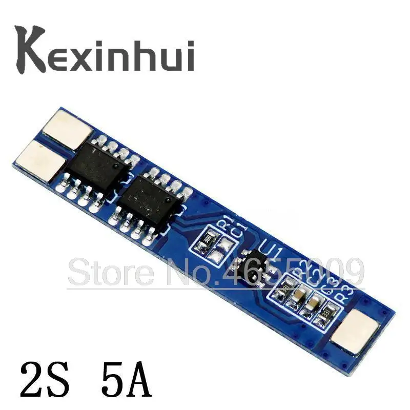 2S 5A / 8A 7.4V/8.4V 18650 Lithium Battery Charger Board Li-ion Battery Charging BMS Over Charge-Discharge Protection Module