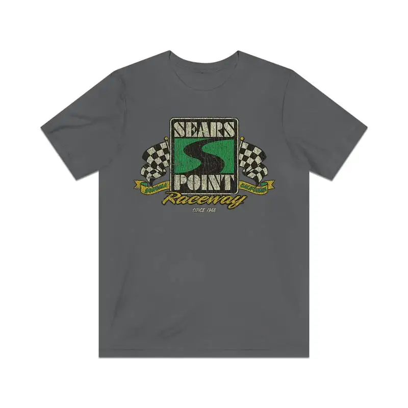 Винтажная мужская футболка Sears Point Raceway 1968.