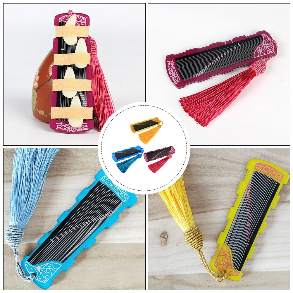 

Nails Guzheng Tape The Exquisite Pipa Storage Holder Adhesive Boards Natural Stringed Instrument Accessory