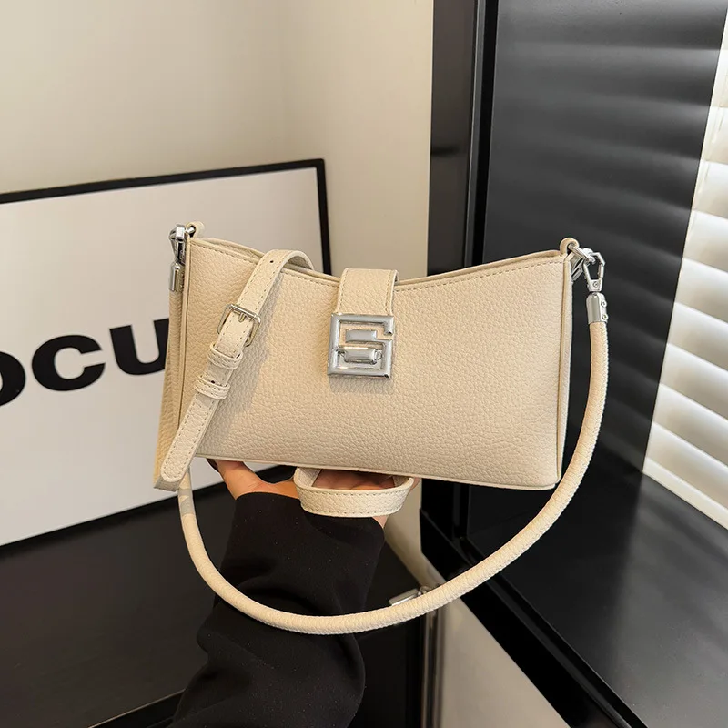 

Элегантная сумка через плечо, новинка 2023 года для женщин, роскошная сумка через плечо из мягкой кожи, модная повседневная сумка для всех случаев