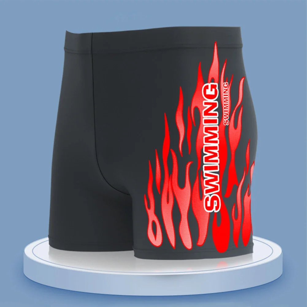 Beach Trunks Men Swimwear Beach Activities Bathing Suit Comfortable Fit Elastic Waistband Lightweight Swim Shorts