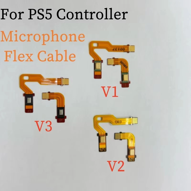 1Set for Ps5 V1 V2 V3 Wireless Controller Microphone Flex Cable Replacement for Ps5 Dualsense Ribbon Cables Accessories