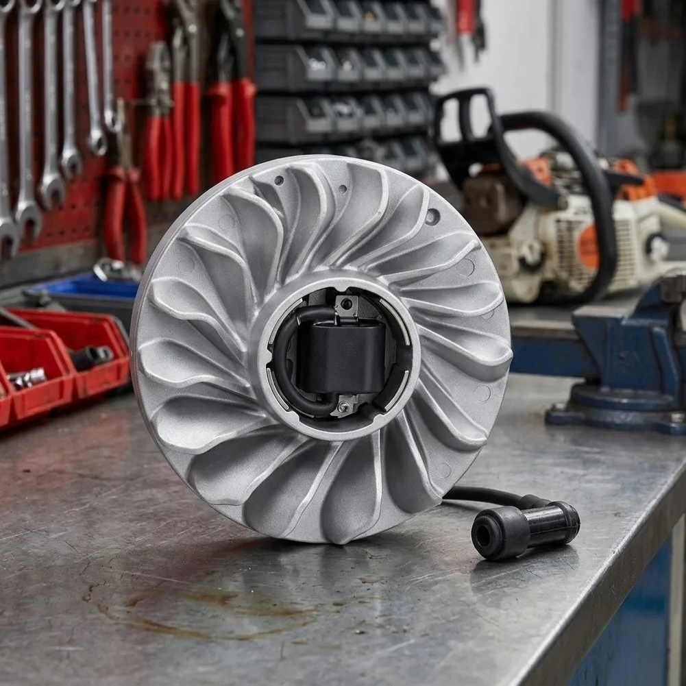 For Chainsaw Repair Flywheel Rotor Power Tool Part Ignition Flywheel High-pressure Resistant Precision Engineered