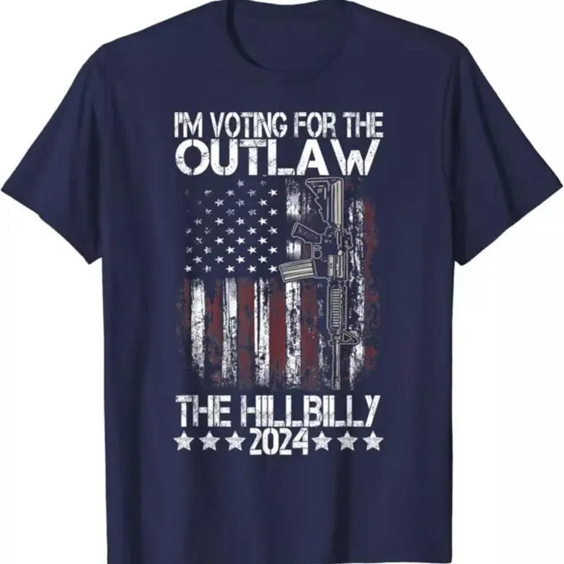 

Футболка Pro 45, я голосування за Outlaw и Hillbilly