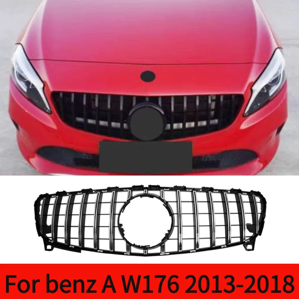 

For Mercedes benz A W176 2013-2015 2016-2018 A180 A200 A260 A45 GT Style Front Grille Racing Grill Mesh Tuning Accessories