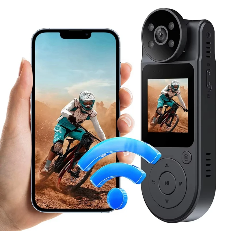 휴대용 디지털 비디오 녹음기 바디캠, 적외선 와이파이 핫스팟, 나이트 비전, 경찰 캠코더 카메라, 1080P HD 미니 카메라