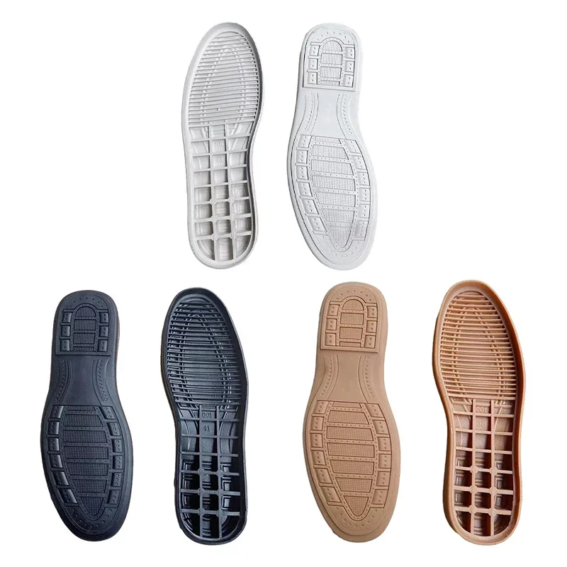 Rubber Shoe Soles Repair for Men Leather Shoes Anti Slip Ground Grip Half Outsoles Replacement Diy Mat Cushion Forefoot Pad Sole