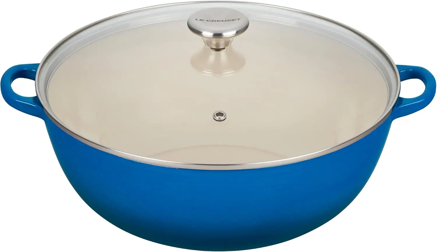 

Enameled Cast Iron Chef's Oven with Glass Lid, 7.5 qt., Marseille