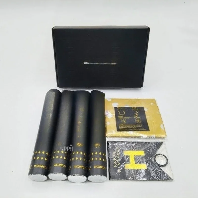 

Birthday party handheld package, metallic five-pointed star balloon