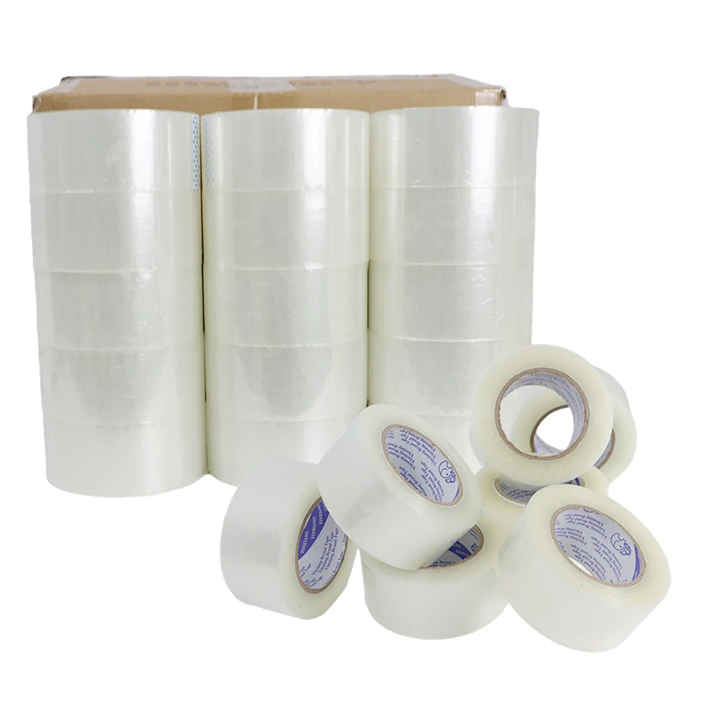

1roll 44mm Width Clear White Packing Tape, Heavy Duty Packaging Tape for Shipping Packaging Mobile Sealing , 40-190m
