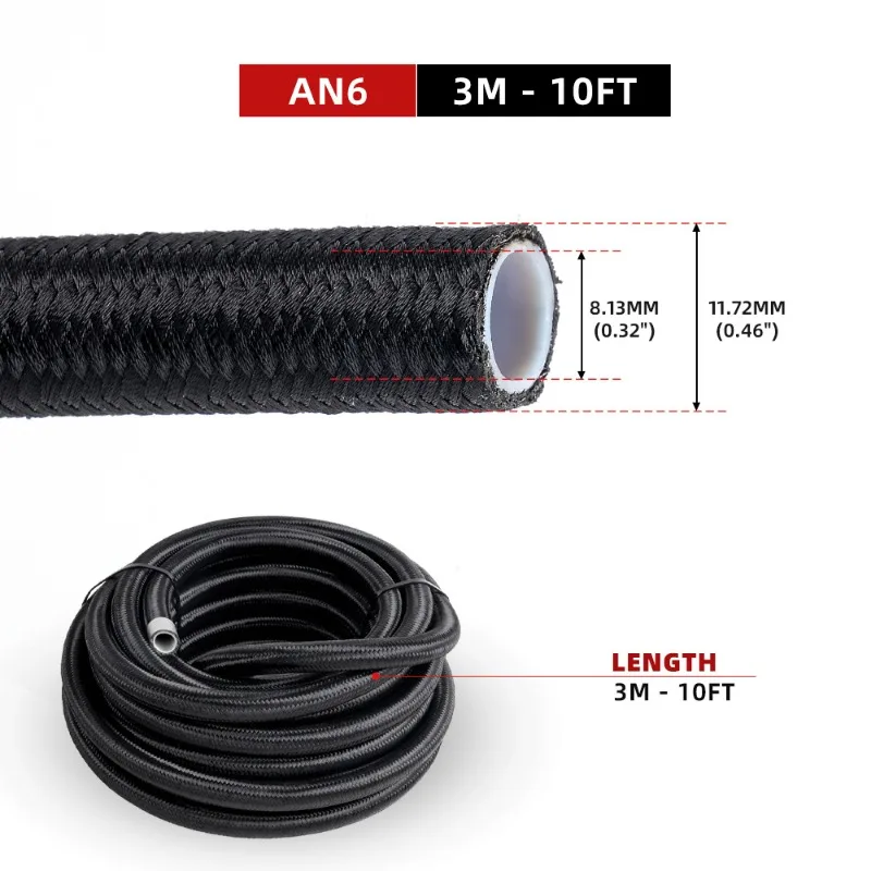 Car Modification YouTube PTFE Braided Fuel Cooling Hose