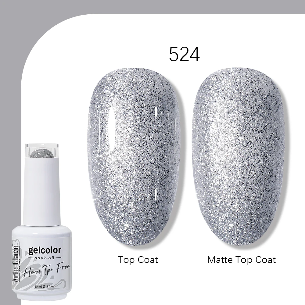 Arte Clavo Gel Nagellak 400 Kleuren 15 ml Semi Permanente Gel Vernis Base Top Coat Nail Art Manicure Losweken LED UV Salon Gel