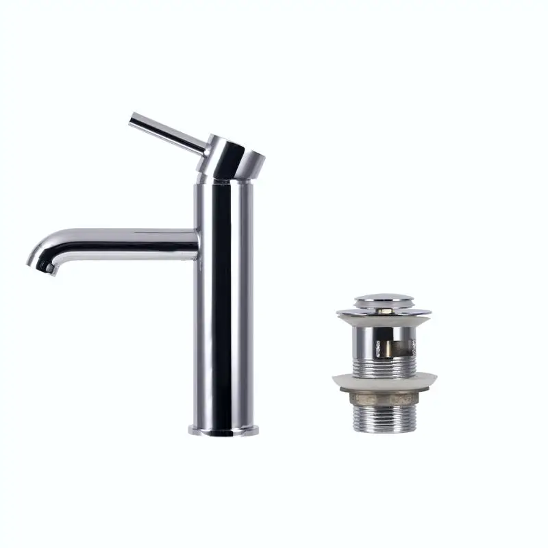 UPC Factory Price Brass 5 Years Warranty Chrome Basin Faucet&taps Deck Mounted One Hole Two Handle Single Lever Basin Tap Faucet