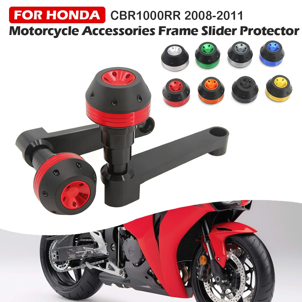 

Для HONDA CBR 1000R R CBR1000RR 2008-2011 2009, слайдер рамы с ЧПУ для мотоцикла, защита от падения, обтекатель, защита от ударов