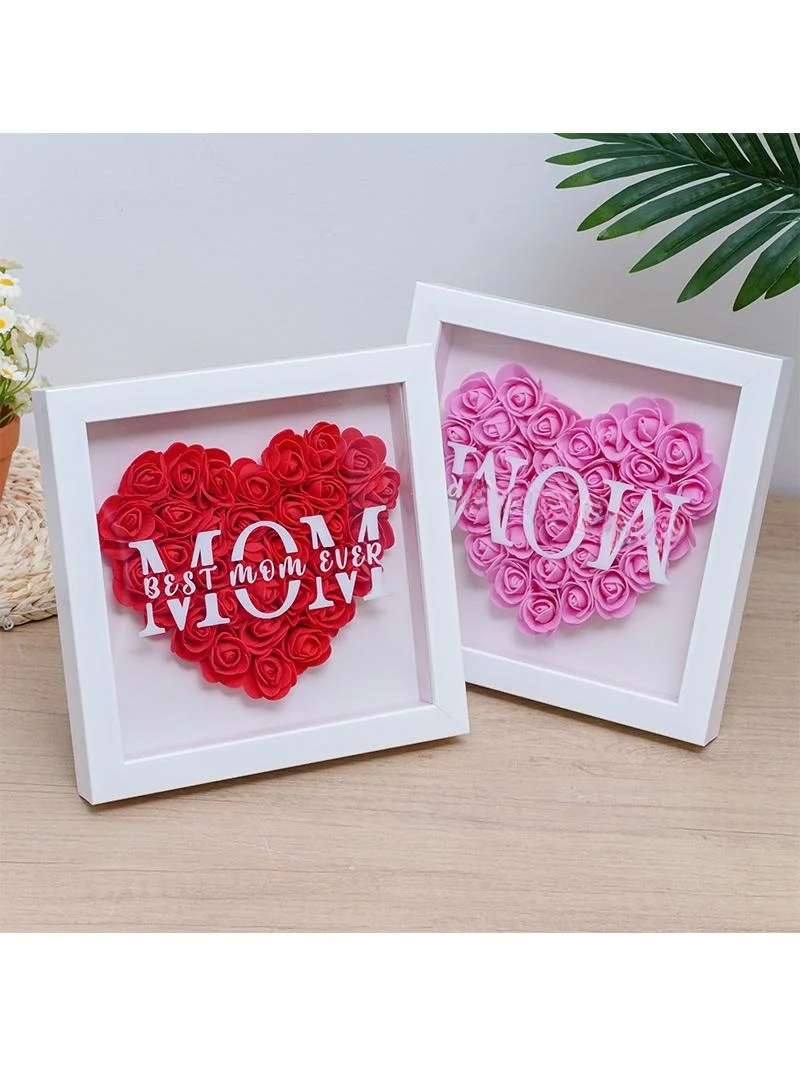 

Square Resin Picture Frame Hollow out Design Modern Minimalist Style Display Stand Gift Item Flower Painting Frame Home Decor