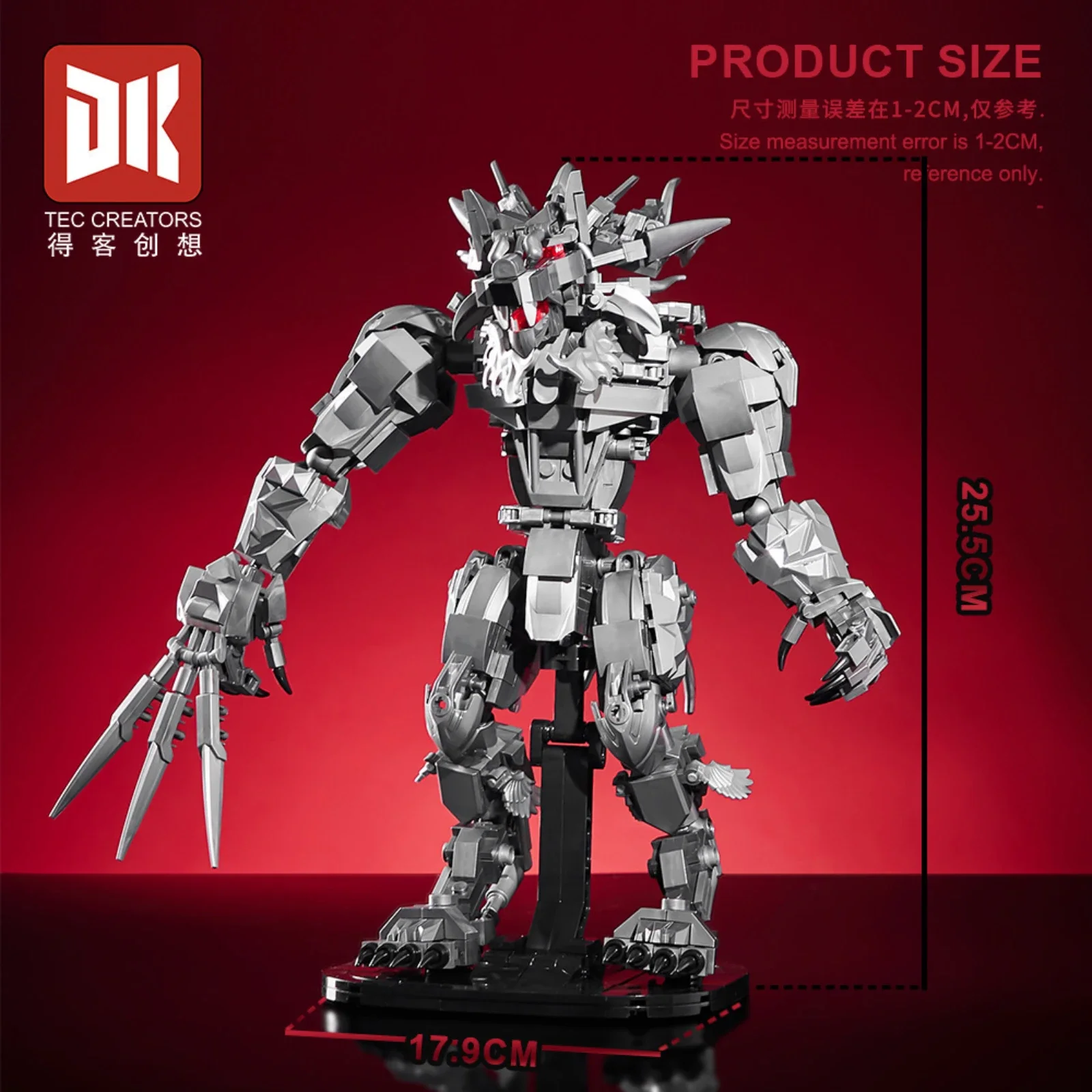 813 قطعة نموذج المستذئب الميكانيكية اللبنات الجسيمات الصغيرة تجميعها الطوب لعبة تعليمية هدية عيد للطفل DK7051