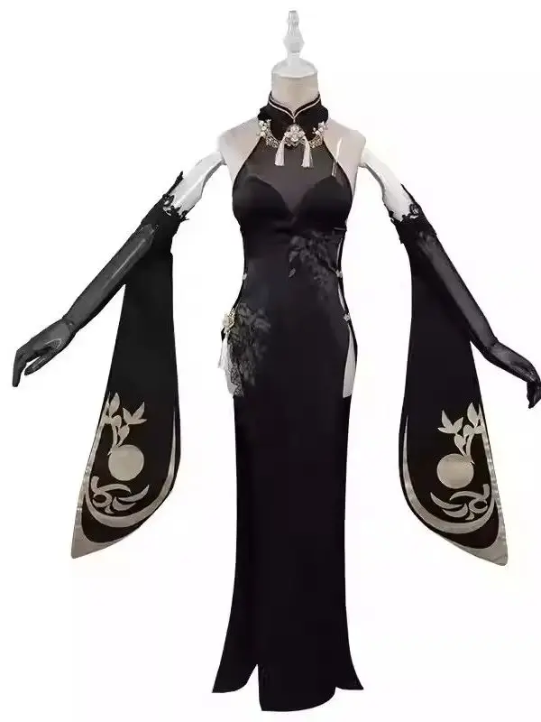 

Azur Lane Dress Chen Hai Cheongsam Game Suit Cosplay Costume Halloween Carnival Cosplay Party Props Accessories