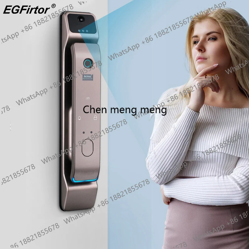 3D Infrared Face Recognition Door Lock Wifi APP Palm Print Fingerprint Password IC Card Automatic Smart Electronic Door Locks