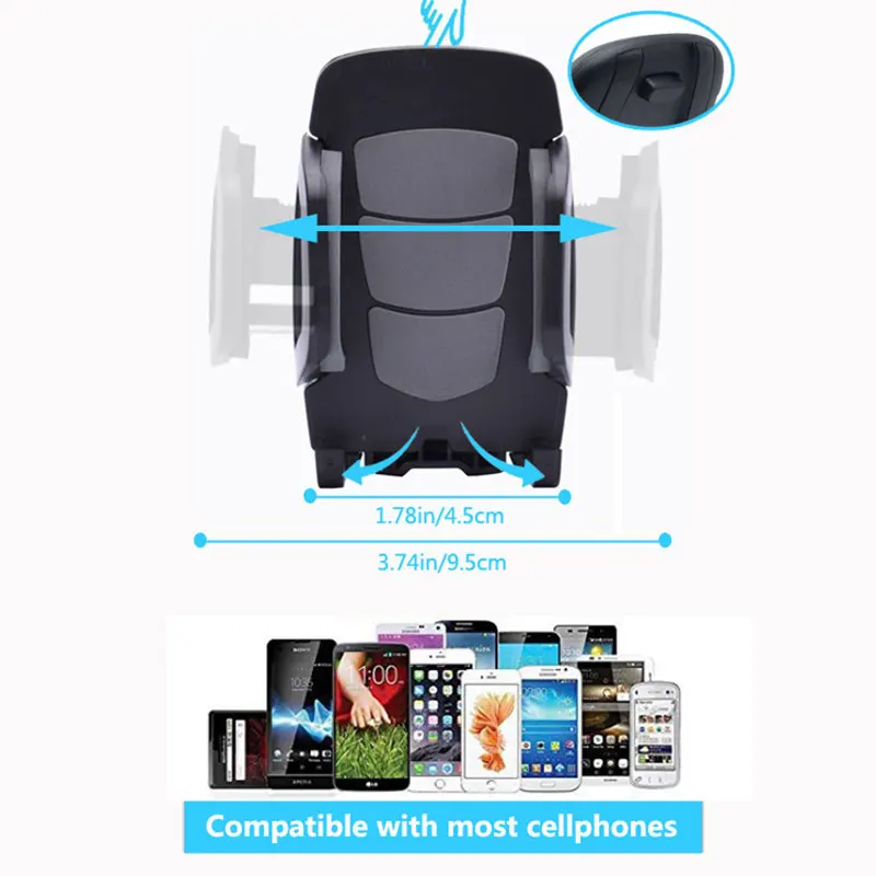 حامل حامل حامل هاتف قابل للدوران لكوب السيارة ، حامل هاتف محمول لهاتف iPhone 13 ، 12 Pro Max ، ximo ،
