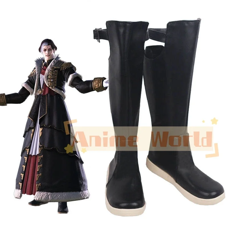 

Final Fantasy XIV FF14 Emet-Selch Hades Solus zos Galvus Shoes Cosplay Boots