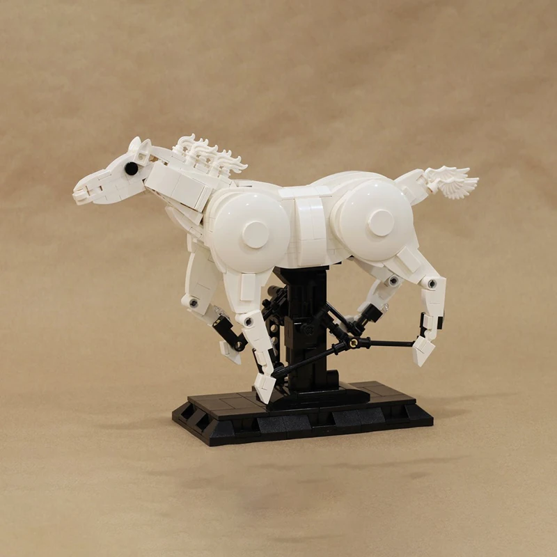 

Customized MOC Modular Galloping Horse Model Building Blocks Technology Bricks DIY Creative Assembly Toys Holiday Gifts 515PCS